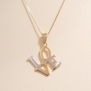 Love Charm | 14k Solid Gold Pendant | perfect gift | birthday gift | Real gold l